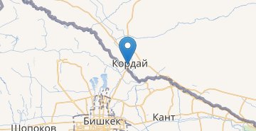 Mapa Korday