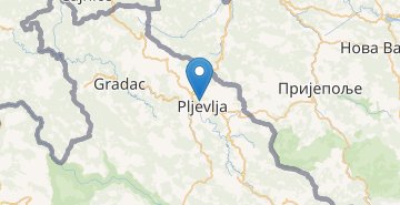 地图 Plevlya