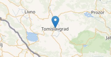 Mapa Tomislavgrad