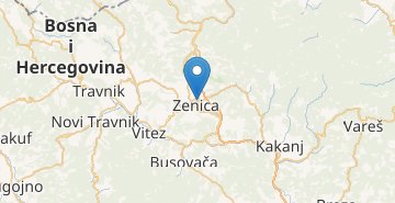 地图 Zenica