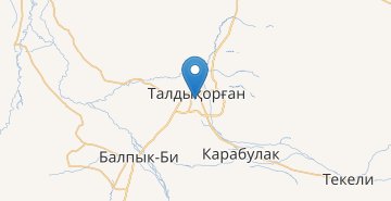 Мапа Талдыкорган