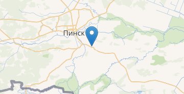 Mapa Pleshicy, Pinskiy r-n BRESTSKAYA OBL.