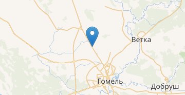 Mapa Kostiukivka (Gomelskij r-n.)