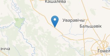 地图 Ivolsk, Buda-Koshelevskiy r-n GOMELSKAYA OBL.