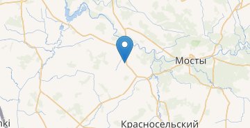 Mapa Tolstiki, povorot, Mostovskiy r-n GRODNENSKAYA OBL.