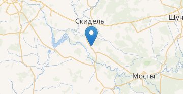 地图 Hartica, Mostovskiy r-n GRODNENSKAYA OBL.
