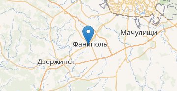 地图 Vyazan, Dzerzhinskiy r-n MINSKAYA OBL.
