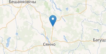 Карта Белая Липа, Сенненский р-н ВИТЕБСКАЯ ОБЛ.