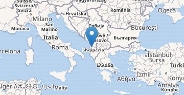 地图 Albania