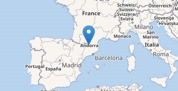 Mapa Andorra