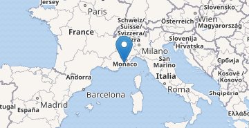 Mapa Monako
