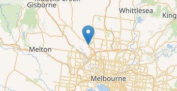 地图 Melbourne Airport