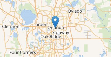 Mapa Orlando