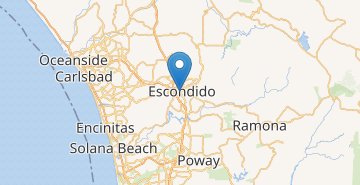 Карта Эскондидо