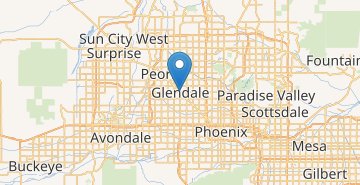 地图 Glendale