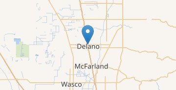 地图 Delano