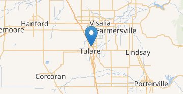Map Tulare