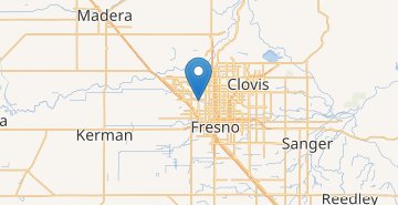 地图 Fresno
