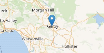 Map Gilroy