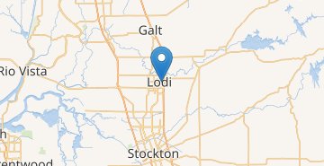 Mapa Lodi