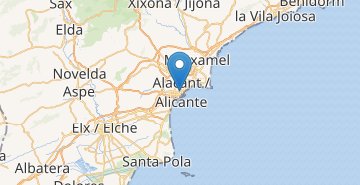 Map Alicante