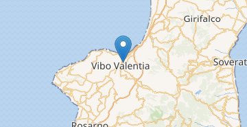 Мапа Вібо-Валентія