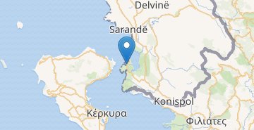 Map Ksamil