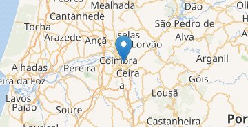 地图 Coimbra