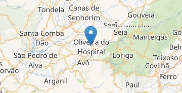 地图 Oliveira do Hospital