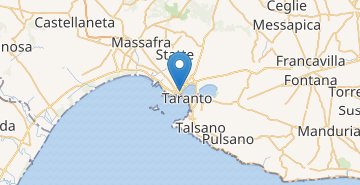 Mapa Taranto
