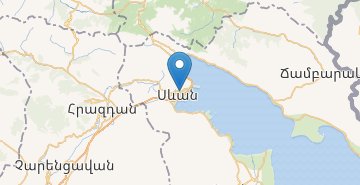 Mapa Sevan