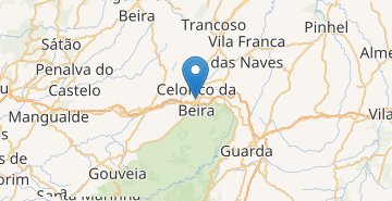 Map Celorico da Beira