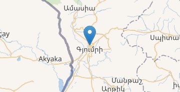 地图 Gyumri