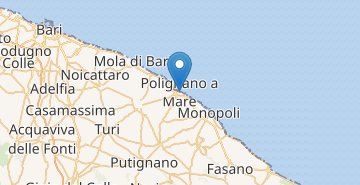 地图 Polignano a Mare