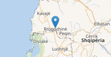 地图 Rrogozhinë