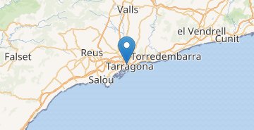 Map Tarragona