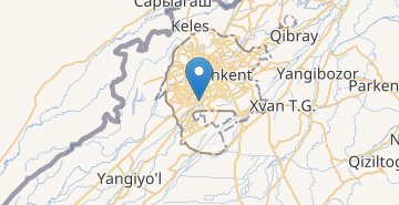 Карта Ташкент