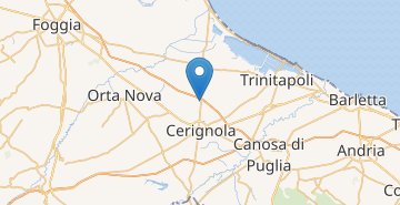 地图 Cerignola