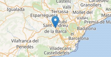 Map Sant Andreu de la Barca