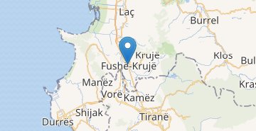 地图 Fushë-Krujë