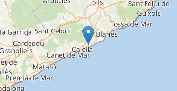 地图 Pineda de Mar