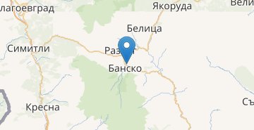 地图 Bansko
