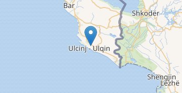 Карта Улцинь