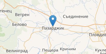 Mapa Pazardzhik