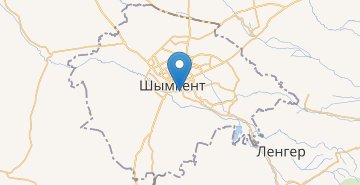 Map Shymkent