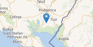 地图 Golubovci