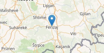 Map Ferizaj