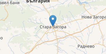 Карта Стара Загора