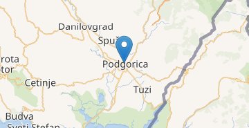 Mapa Podgorica