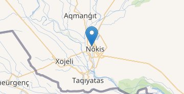Карта Нукус